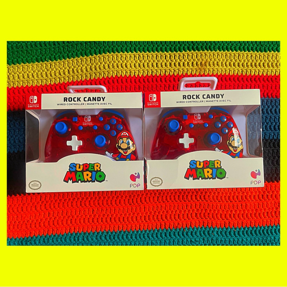 Super Mario Nintendo Switch (Rock Candy) Controllers